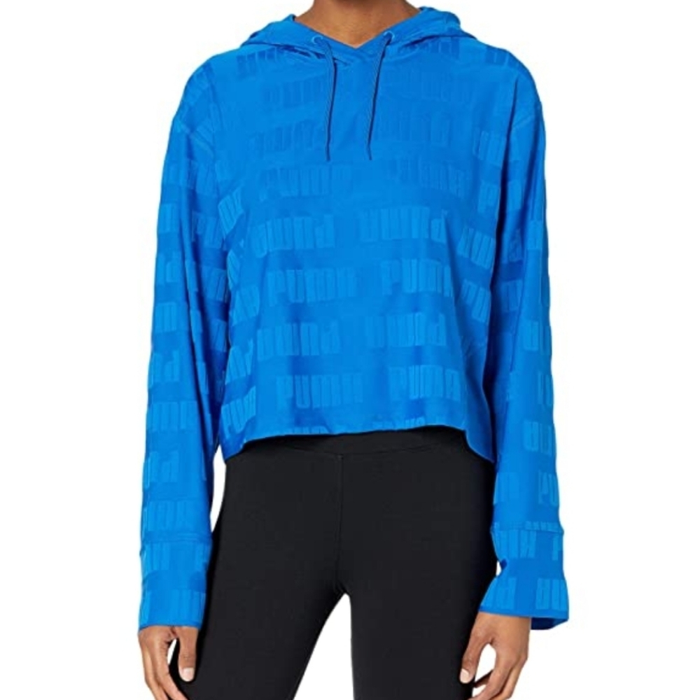 NWT Puma long sleeve hooded top